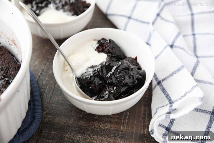 Decadent Hot Fudge Pudding Cake Recipe for Chocolate Lovers 5 Hot Fudge Pudding Cake is easy to make and magically bakes chocolate cake with a hot fudge pudding sauce in the same pan. It's gooey, chocolatey, and delicious! Serve it warm with ice cream for an even tastier dessert!