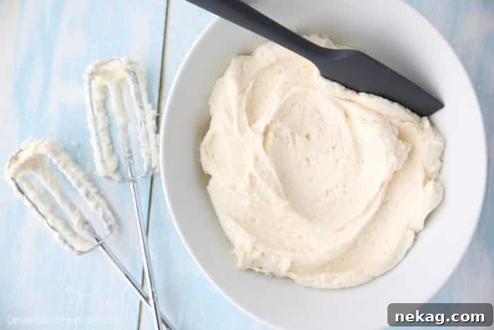 How to Make Vanilla Buttercream Frosting (Video Tutorial) 7 This homemade Vanilla Buttercream Frosting recipe is easy, fluffy, light, and so creamy! Perfect for basic everyday or birthday cakes.