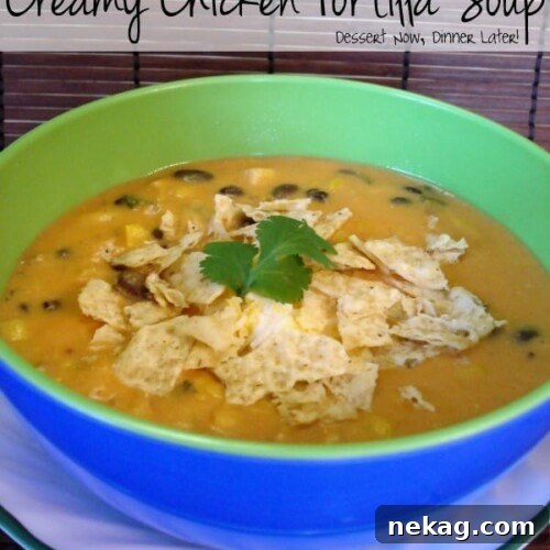 Creamy Chicken Tortilla Soup
