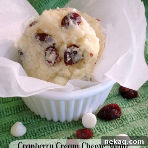 Cranberry Cream Cheese White Chocolate Chip Cookies are easily made with a sugar cookie mix, for a unique holiday cookie!