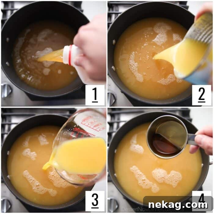Steps to make wassail (mulled cider).