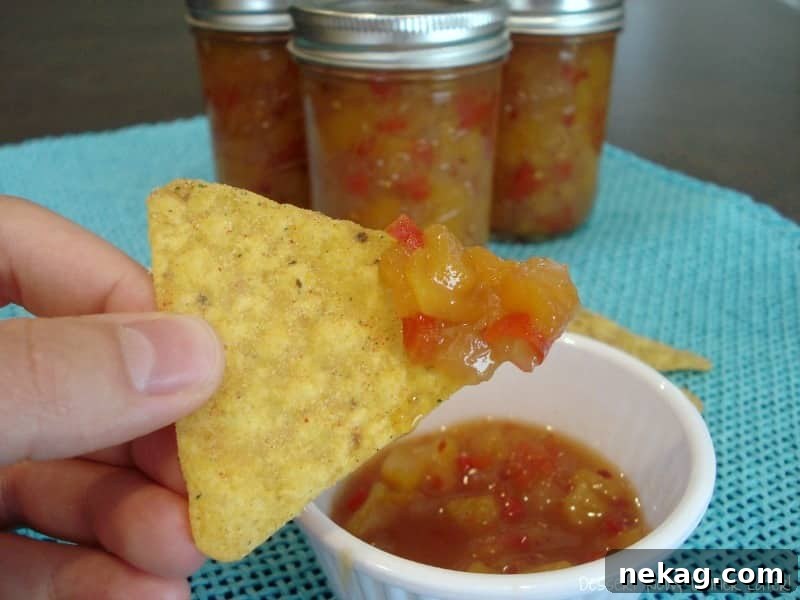 Spicy Peach Salsa