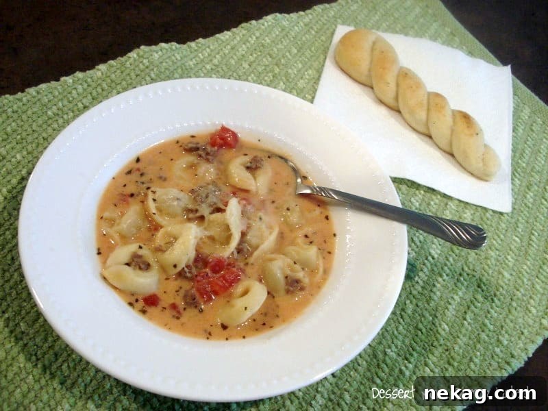  Sausage Tomato Tortellini Soup