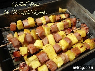 Grilled Ham and Pineapple Kabobs Recipe for Sweet Savory BBQ 4 img 363 3