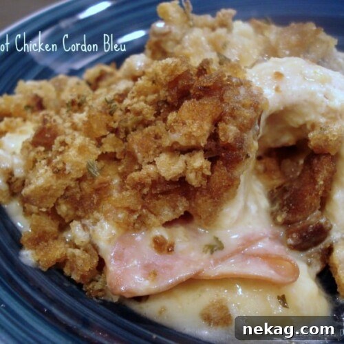 Crockpot Chicken Cordon Bleu