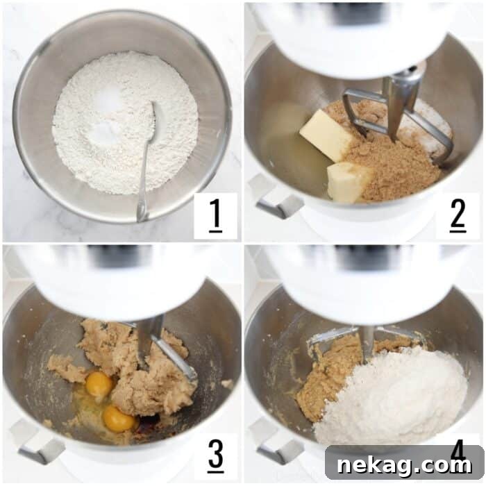 Cadbury Egg Cookie Recipe: Gooey Chocolate Candy Cookies 6 Steps to make cookie dough.