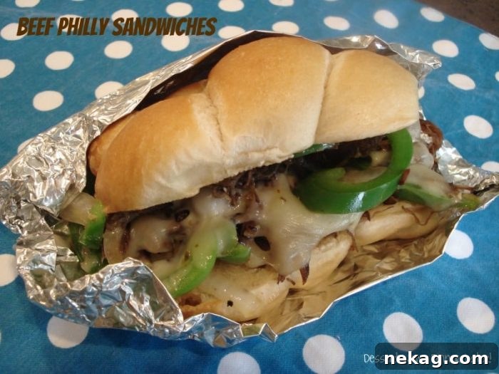 Beef Philly Sandwiches