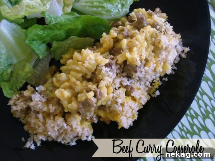 Beef Curry Casserole