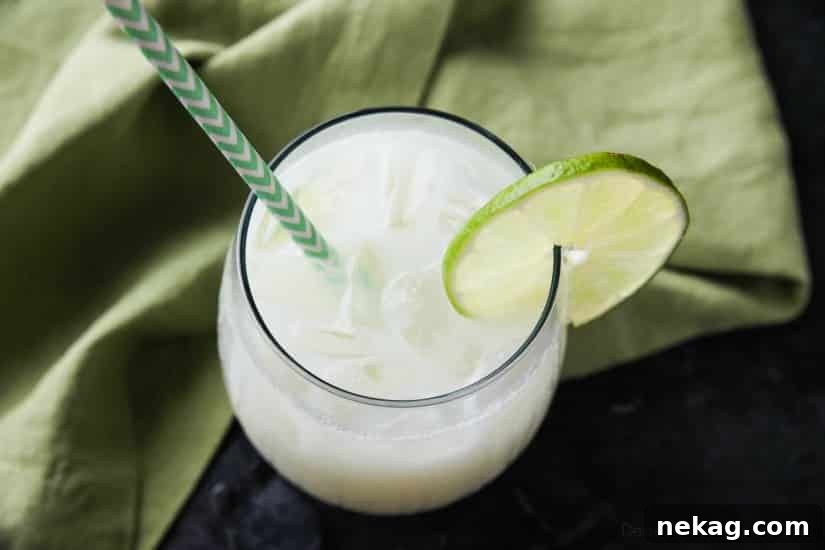 How to Make Brazilian Lemonade (With Video Guide) 3 Brazilian Lemonade is actually a creamy limeade that is perfectly sweet and slightly tangy. The secret ingredient that makes it creamy will have you pouring glass after glass of this refreshing drink. Perfect for hot summer days, parties, and potlucks!