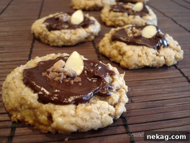 Ganache Toffee Crunch Cookies Recipe — Chocolate Toffee Cookies 3 Ganache Toffee Crunch Cookies