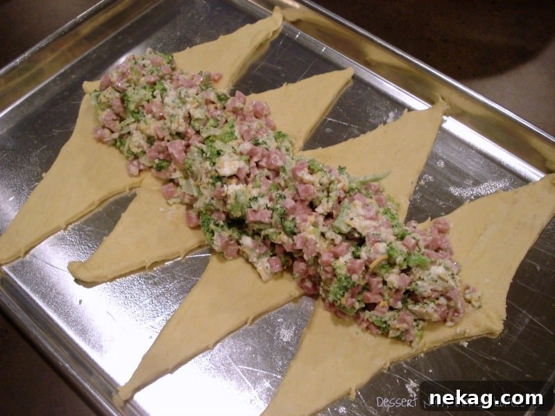 Ham & Broccoli Braid