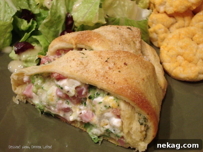 Ham & Broccoli Braid