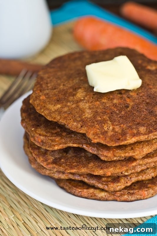 Carrot Cake Pancakes {Tastes of Lizzy T}