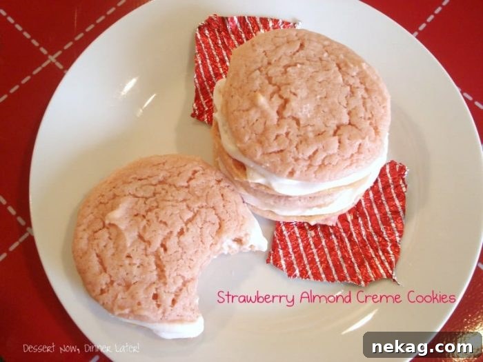 Strawberry Almond Crème Cookies Recipe for Soft, Jam-Filled Treats 25 Strawberry Almond Creme Cookies