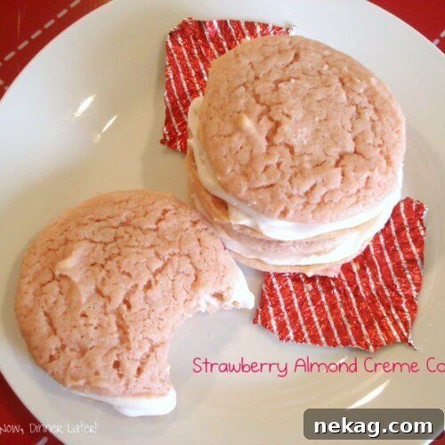 Strawberry Almond Crème Cookies Recipe for Soft, Jam-Filled Treats 5 Strawberry Almond Creme Cookies