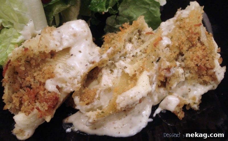 Creamy Pesto Chicken Stuffed Shells Recipe for Dinner 3 Creamy Pesto Chicken Stuffed Shells
