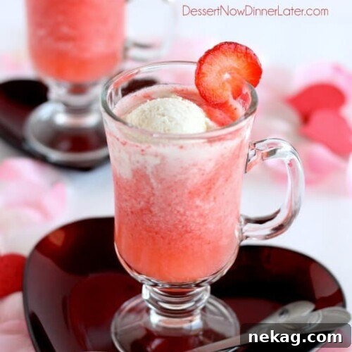 Sparkling Strawberry Float image