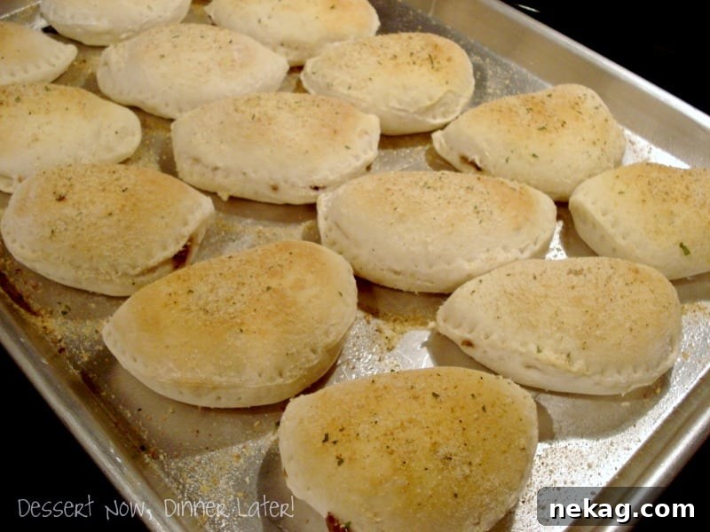 Creamy Sausage Cranberry Pillows