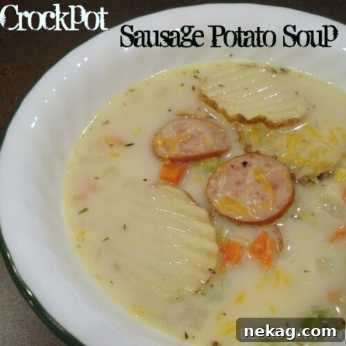 Crockpot Sausage Potato Soup
