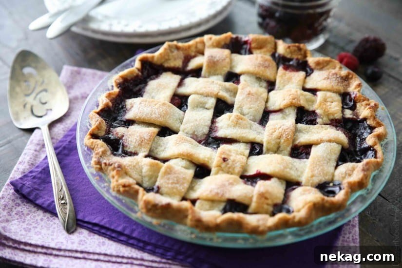 How to Make Frozen Mixed Berry Pie (Step-by-Step Video) 5 This Mixed Berry Pie uses a frozen blend of raspberries, blackberries, and blueberries which is perfect when fresh berries are out of season. No need to cook the filling ahead of time. Simply fill and bake. Enjoy this pie for the holidays or any day of the year!