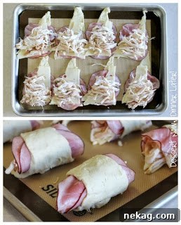 Chicken Cordon Bleu Crescent Rolls Recipe — Quick Dinner Idea 3 Cordon Bleu crescents