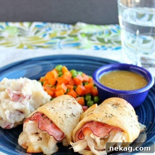 Chicken Cordon Bleu Crescent Rolls Recipe — Quick Dinner Idea 5 Chicken Cordon Bleu Crescents