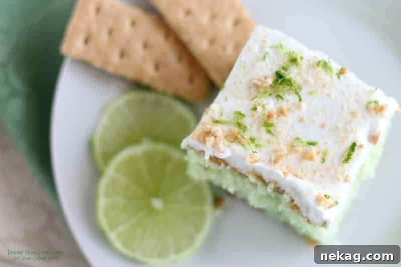 Key Lime Poke Cake