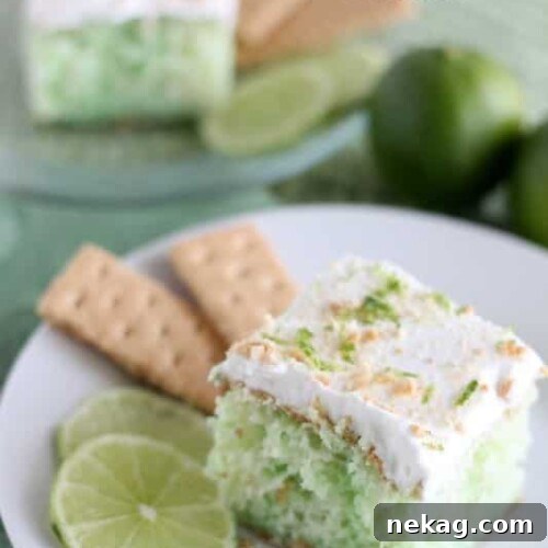 Key Lime Poke Cake