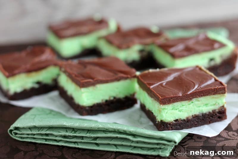 Mint Chocolate Brownies Recipe: Rich, Cooling Dessert 3 Mint Brownies