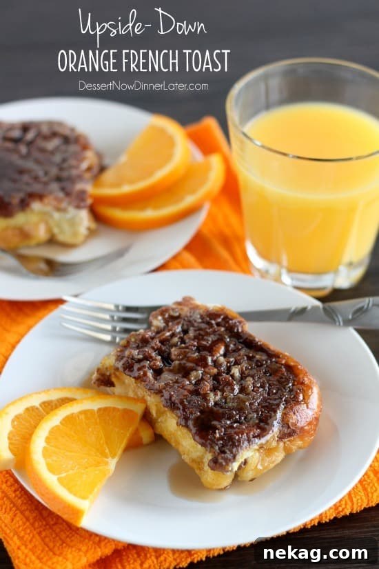 Upside-Down Orange French Toast