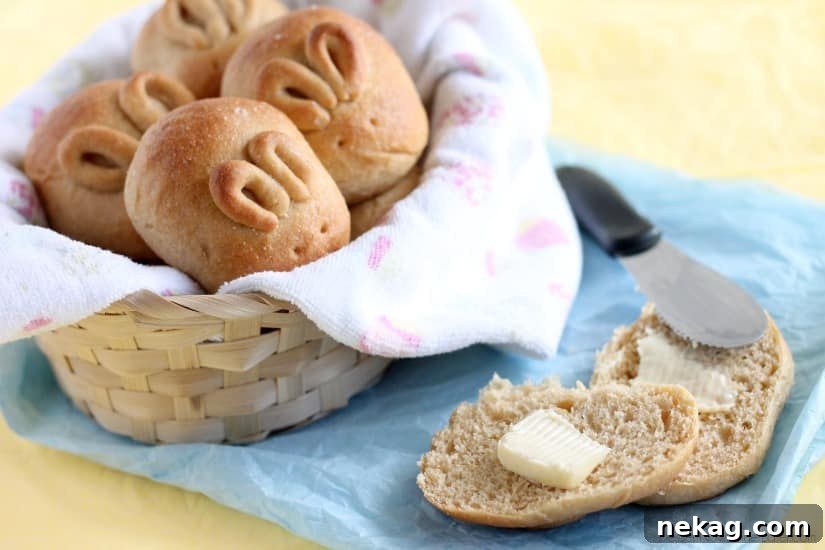 Fluffy Whole-Wheat Bunny Dinner Rolls for Spring Celebrations 5 Fluffy Whole Wheat Bunny Rolls