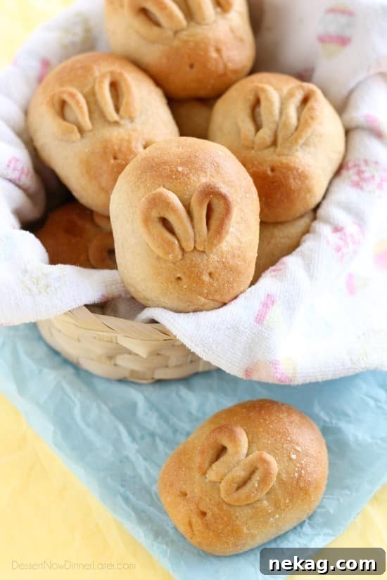 Fluffy Whole-Wheat Bunny Dinner Rolls for Spring Celebrations 6 Fluffy Whole Wheat Bunny Rolls