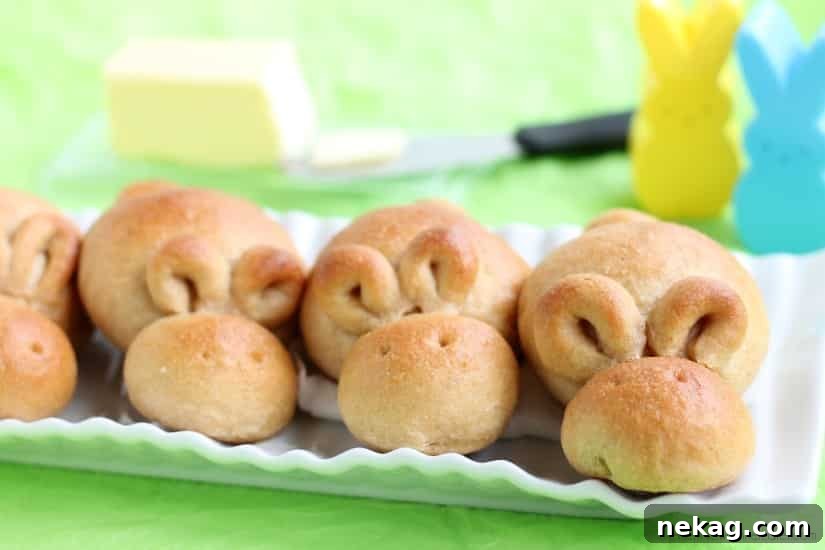 Whole Wheat Easter Bunny Dinner Rolls for Spring Baking 13 Whole Wheat Easter Bunny Rolls