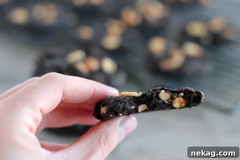 Dark Chocolate Caramel Cashew Cookie Recipe 7 Dark Chocolate Caramel Cashew Cookies