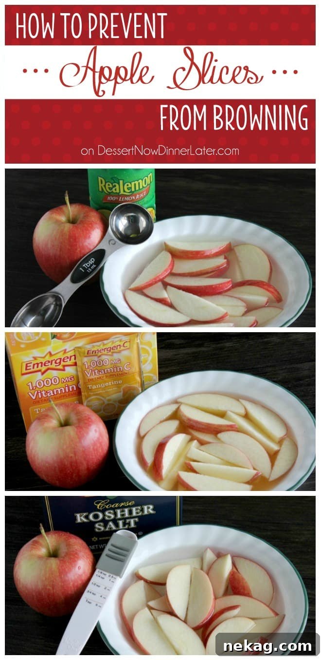 How to Prevent Apple Slices from Browning