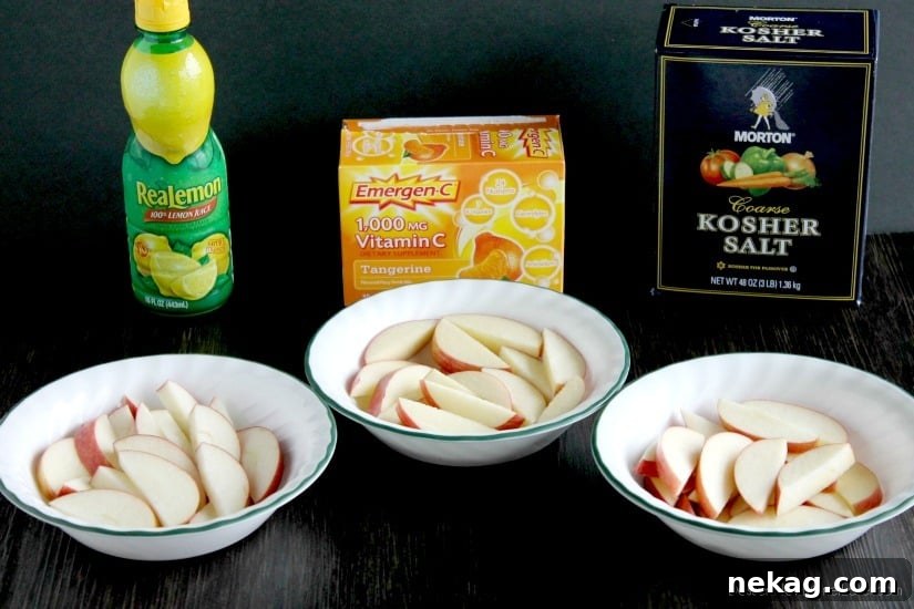 How to Prevent Apple Slices from Browning