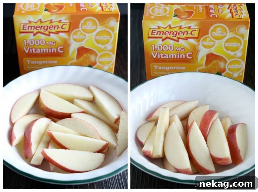How to Prevent Apple Slices from Browning