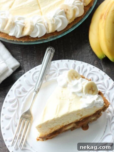 Caramel Banana Cream Pie