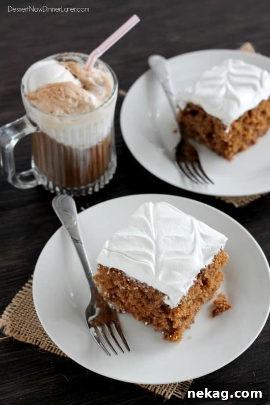 Root Beer Float Poke Cake Recipe — Creamy Soda-Infused Dessert 4 Root Beer Float Poke Cake