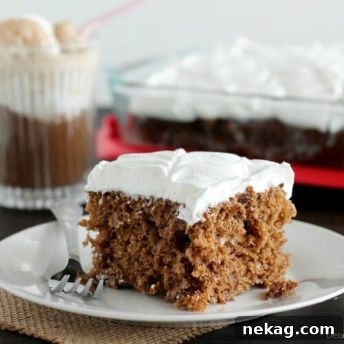 Root Beer Float Poke Cake Recipe — Creamy Soda-Infused Dessert 5 Root Beer Float Poke Cake