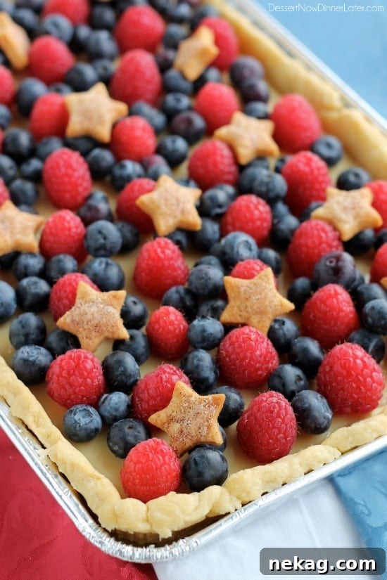 Patriotic Berry Slab Pie Recipe for 4th of July Celebrations 4 4th of July Slab Pie