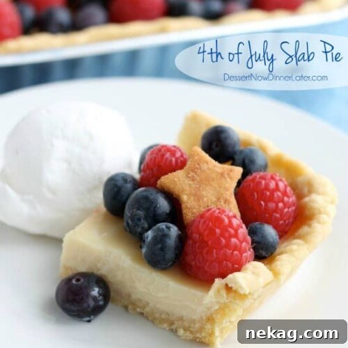 Patriotic Berry Slab Pie Recipe for 4th of July Celebrations 8 4th of July Slab Pie