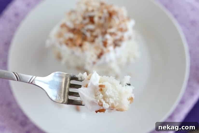 Coconut Cream Poke Cake