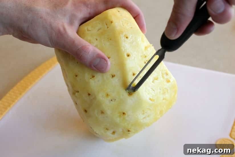 How to Cut a Pineapple Quickly and Cleanly 6 How to Cut a Pineapple
