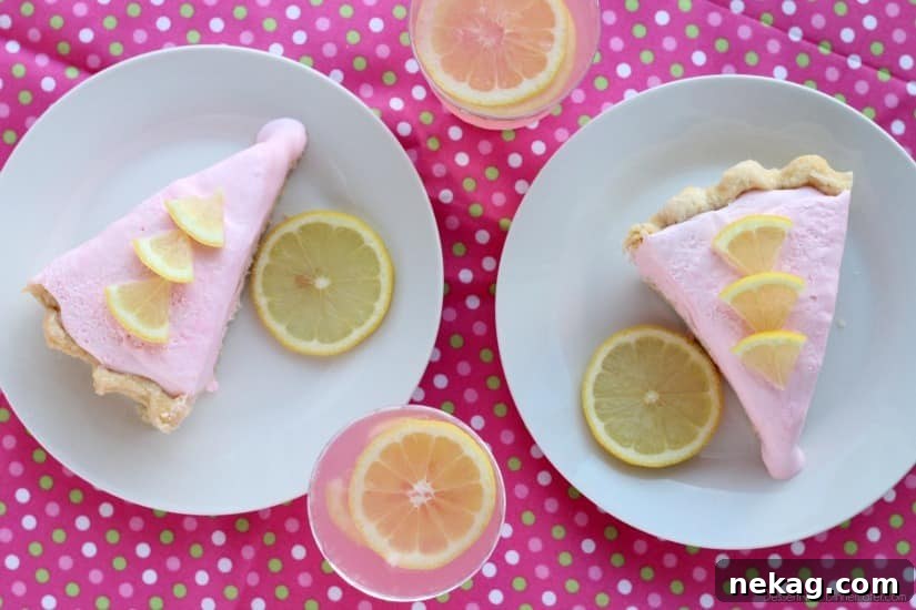 No-Bake Pink Lemonade Icebox Pie Recipe 4 Frozen Pink Lemonade Pie
