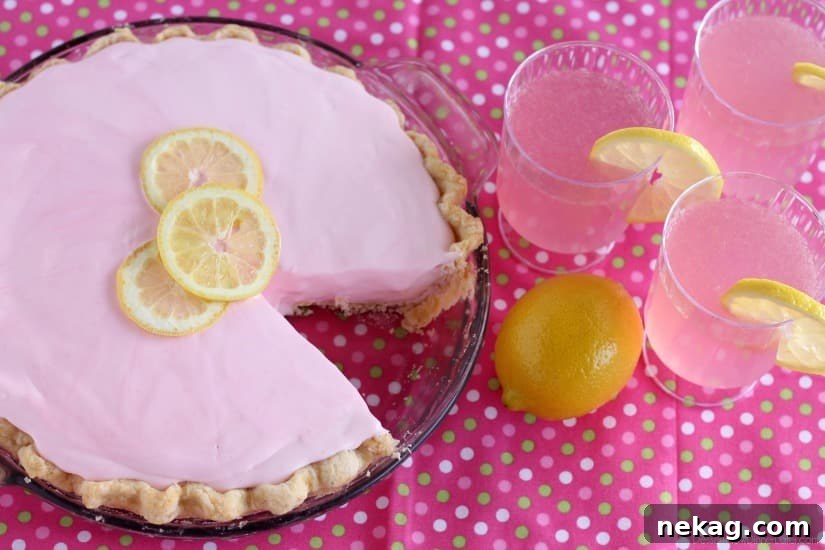 No-Bake Pink Lemonade Icebox Pie Recipe 5 Frozen Pink Lemonade Pie
