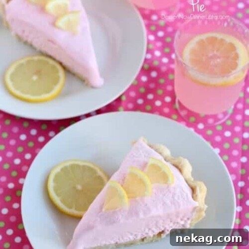 No-Bake Pink Lemonade Icebox Pie Recipe 6 Frozen Pink Lemonade Pie