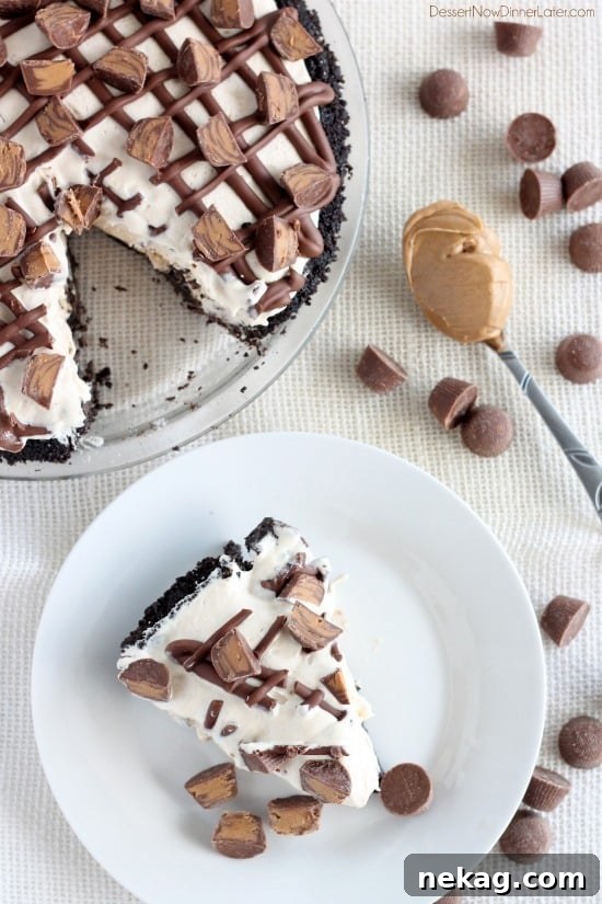 Frozen Peanut Butter Cup Pie