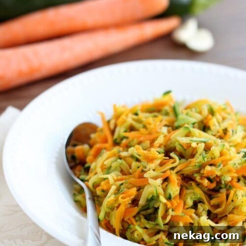 Zucchini and Carrot Hash