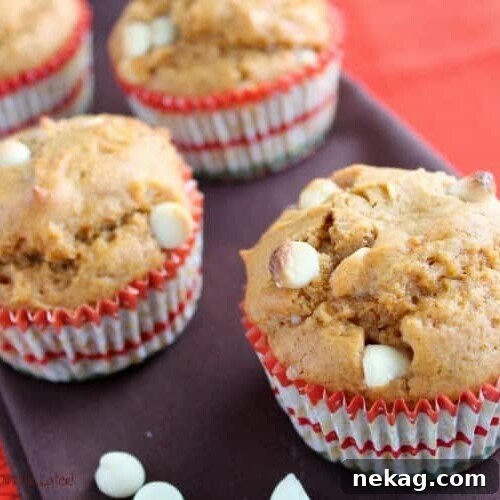 Butterscotch White Chocolate Chip Pumpkin Muffins Recipe 5 Butterscotch White Chocolate Chip Pumpkin Muffins